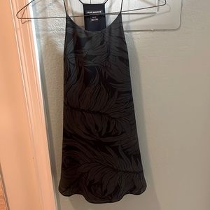 Club Monaco Forest Green Silk Halter Tank